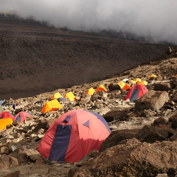4299526 - barafu camp on machame route. mount kilimanjaro, tanzania.